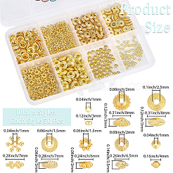 400Pcs 8 Styles Alloy & Brass Spacer Beads Findings Kits&nbsp;DIY-PA0001-92