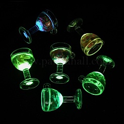 Luminous Transparent Resin Pendants&nbsp;RESI-K048-08