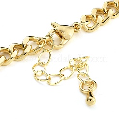 Brass Micro Pave Cubic Zirconia Leopard Pendant Twisted Chain Necklaces&nbsp;NJEW-K385-01B-01