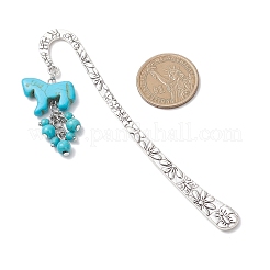 Synthetic Turquoise Bookmark&nbsp;AJEW-JK00405