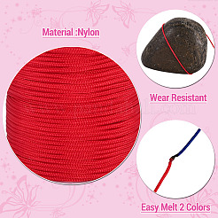 6Rolls 6 Colors Nylon Braided Cord&nbsp;NWIR-TA0001-46C