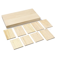 3-Slot Wooden Earring Display Card Stands&nbsp;EDIS-R027-01A-03