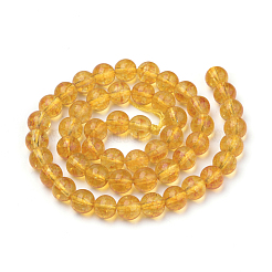 Synthetic Citrine Beads Strands&nbsp;X-G-S150-14-6mm