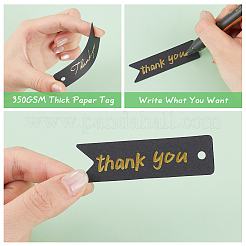 100Pcs Kraft Paper Thank You Gift Tags&nbsp;AJEW-ME0002-45C