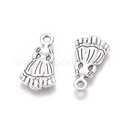 Tibetan Style Alloy Dress Pendants&nbsp;TIBEP-941-AS-LF