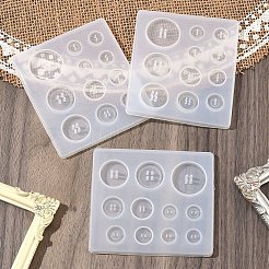 3Pcs Silicone Button Molds&nbsp;DIY-YW0017-98