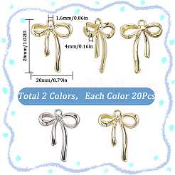 40Pcs 2 Colors Alloy Pendants&nbsp;FIND-SC0011-55