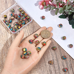 45Pcs Dyed Natural Imperial Jasper Beads&nbsp;G-SC0003-90A