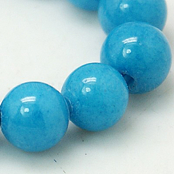 Natural Mashan Jade Round Beads Strands&nbsp;G-D263-12mm-XS20