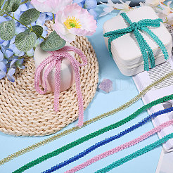 75 Yards 15 Colors Polyester Braided Lace Trim&nbsp;OCOR-GL0001-30