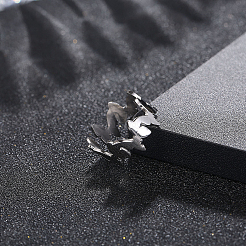 304 Stainless Steel Cuff Open Rings for Women&nbsp;XQ6225