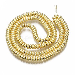 Electroplate Non-magnetic Synthetic Hematite Bead Strands&nbsp;G-Q465-19G