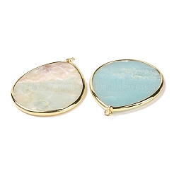 Natural Amazonite Pendants&nbsp;G-E526-01B