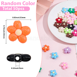 50Pcs Opaque Acrylic Beads&nbsp;MACR-SC0002-67