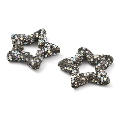 Star Shape Polymer Clay Rhinestone Beads&nbsp;CLAY-NH0001-06A