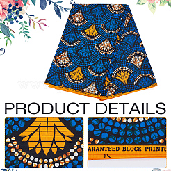 Polyester African Women's Fabric&nbsp;DIY-WH0888-841