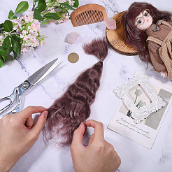 Artificial Wool Doll Wig Hair&nbsp;AJEW-WH0609-186D