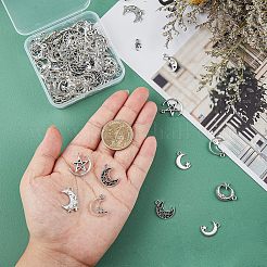 112Pcs 8 Style Tibetan Style Alloy Pendants&nbsp;FIND-FH0005-05