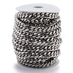 Tarnish Resistant 304 Stainless Steel Cuban Link Chain&nbsp;STAS-B019-02D-P