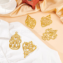 12Pcs 6 Styles Polyester Embroidery Ornament Accessories&nbsp;PATC-GA0001-30