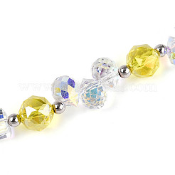 Glass and Acrylic and CCB Beads Strands&nbsp;MAK-T011-05F
