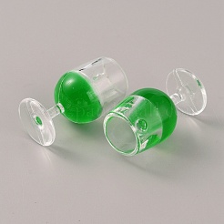 Transparent Resin Pendants&nbsp;RESI-WH0026-48C