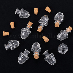 10Pcs Clear Glass Wishing Bottles&nbsp;AJEW-TA0002-85C
