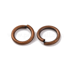 Brass Saw Cut Open Jump Rings&nbsp;KK-G514-01I-R