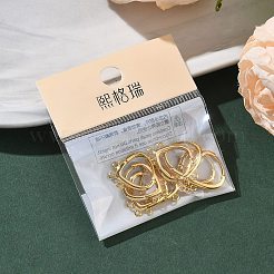 SHEGRACE Brass Hoop Earrings Findings&nbsp;XGR0159G-91G