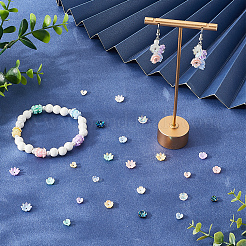 240Pcs 3 Styles Opaque Resin Beads&nbsp;RESI-SC0036-64