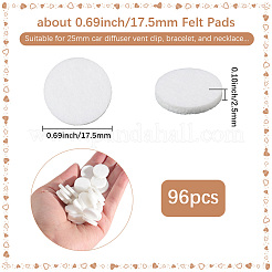 96Pcs Fibre Perfume Pads&nbsp;DIY-SP0004-47B-01