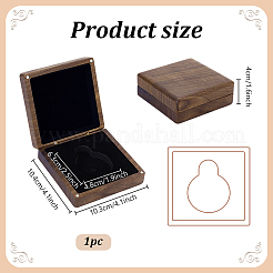 Wood Commemorative Coin Boxes&nbsp;AJEW-WH0596-030A-01