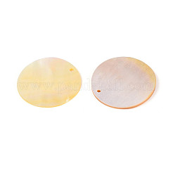 Natural Yellow Shell Pendants&nbsp;BSHE-T014-36A
