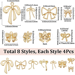 32Pcs 8 Styles Alloy Pendants&nbsp;FIND-SC0014-66