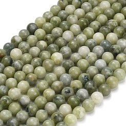 Natural Chinese Southern Jade Beads Strands&nbsp;G-Z158-A01-8mm