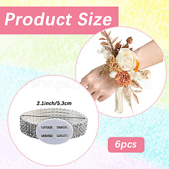 Plastic & Rhinestone Stretch Bracelets&nbsp;AJEW-WH20064-05