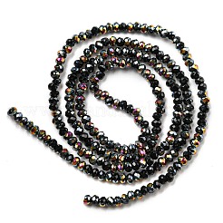 Electroplate Glass Beads Strands&nbsp;EGLA-F149-HP-03