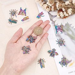 12Pcs 6 Styles Plated Alloy Pendants&nbsp;FIND-NB0001-39