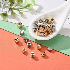 60Pcs 3 Style Brass Spacer Beads&nbsp;KK-ZZ0001-14