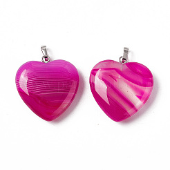 Natural Agate Pendants&nbsp;G-G956-B64-FF