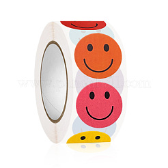 Round Dot Paper Self-adhesive Smiling Face Reward Stickers&nbsp;PW-WG51572-01