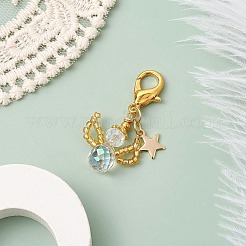 Angel Glass Seed Beads Pendant Decorations&nbsp;HJEW-MZ00108