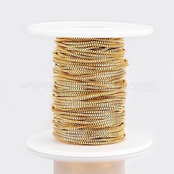 Ion Plating(IP) 304 Stainless Steel Venetian Chains/Box Chains&nbsp;CHS-H016-03G-10M