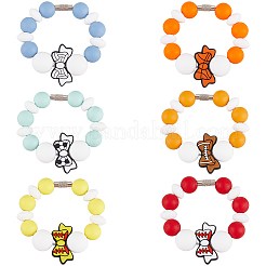 6Pcs Silicone Wine Glass Charms&nbsp;HJEW-SC00131