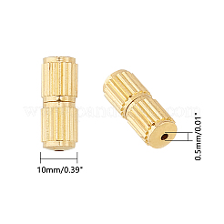 Brass Screw Clasps&nbsp;KK-FH0001-07G