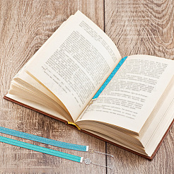1 Set Nylon Elastic Ribbon Bookmark&nbsp;AJEW-FG0002-52