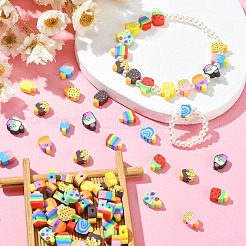 200Pcs Handmade Polymer Clay Beads&nbsp;CLAY-CJ0001-69