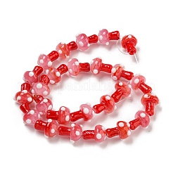 Handmade Lampwork Beads Strands&nbsp;LAMP-N025-03K