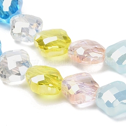 Electroplated Glass Beads Strands&nbsp;EGLA-P067-04A-03