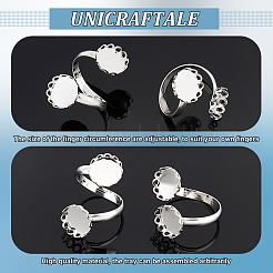 DIY Blank Dome Ring Making Kit&nbsp;DIY-UN0004-56
